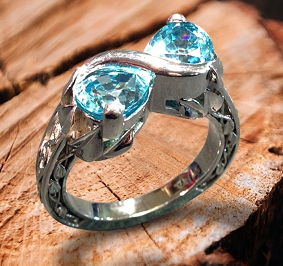Custom Designed Gemstone Ring at Dylan Rings